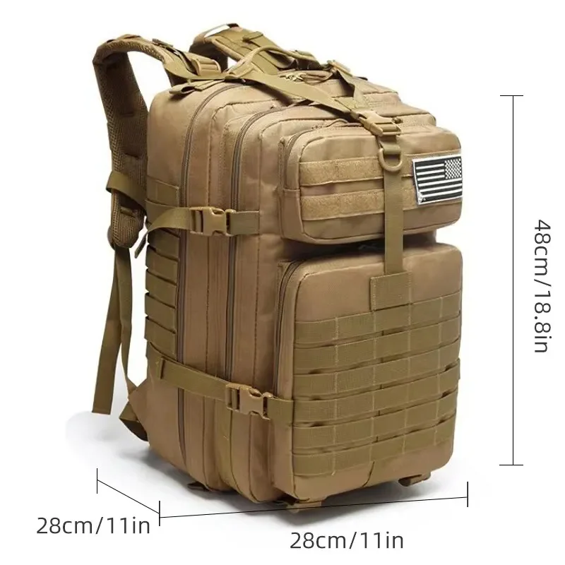Sac à dos de randonnée militaire de grande capacité pour hommes – Image 6
