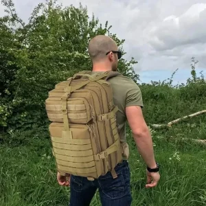 Sac à dos de randonnée militaire de grande capacité pour hommes