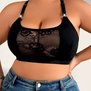 1 pièce 1XL-4XL grande taille soutien-gorge femme sans coussinet Push Up confortable