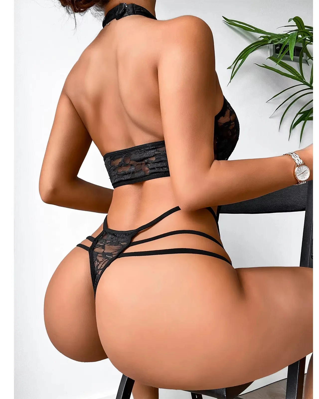 Body en dentelle pour femmes, Lingerie Sexy, vêtements de nuit – Image 4