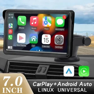 Lecteur vidéo de voiture Android Auto, CarPlay