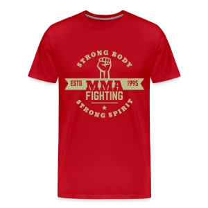 T-shirt MMA Mix Martial Arts Rouge