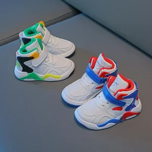 Baskets montantes respirantes pour enfants