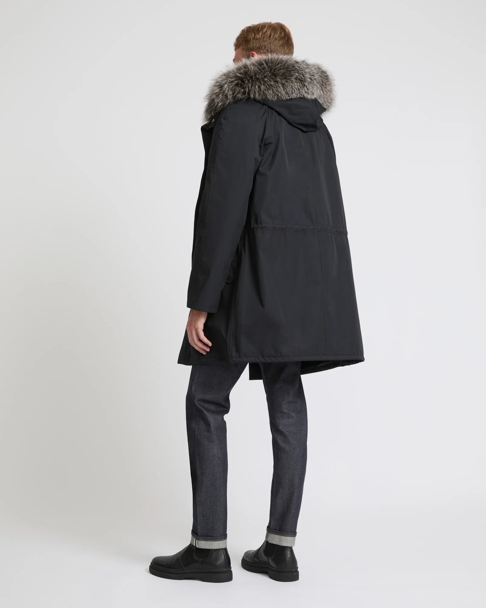 Iconic parka in technical cotton with fox and rabbit fur – Image 5