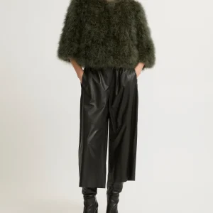 Culottes in fine lamb leather