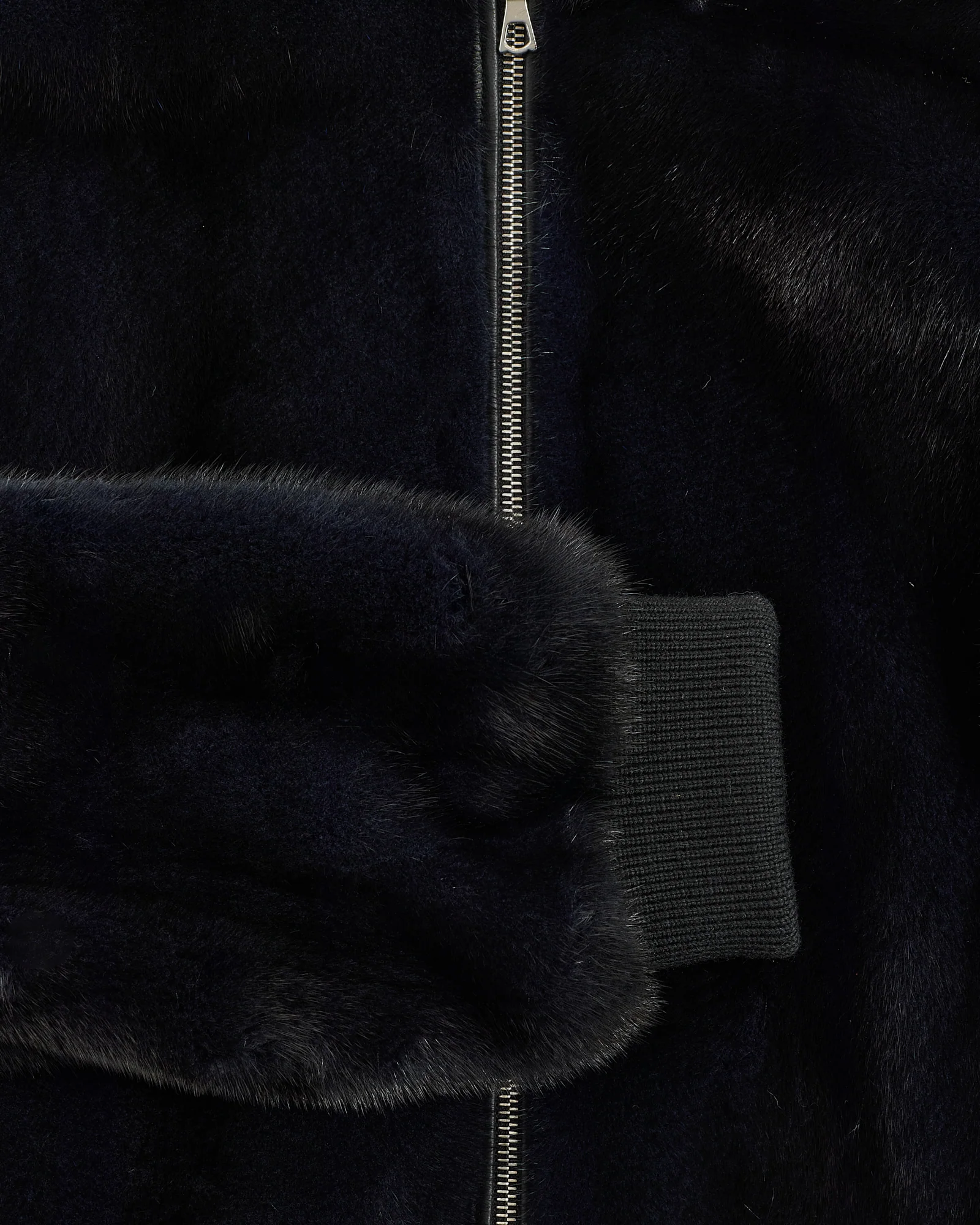 Bombers short mink fur jacket – Image 4