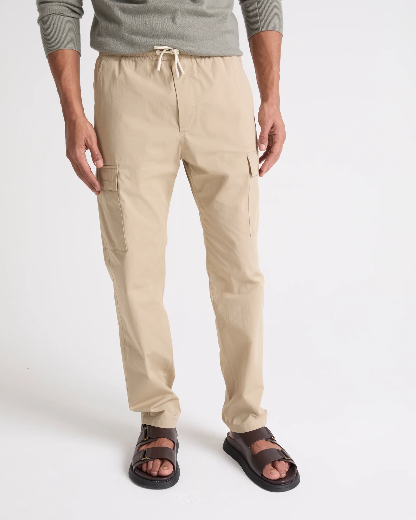 Cotton-blend cargo trousers – Image 3