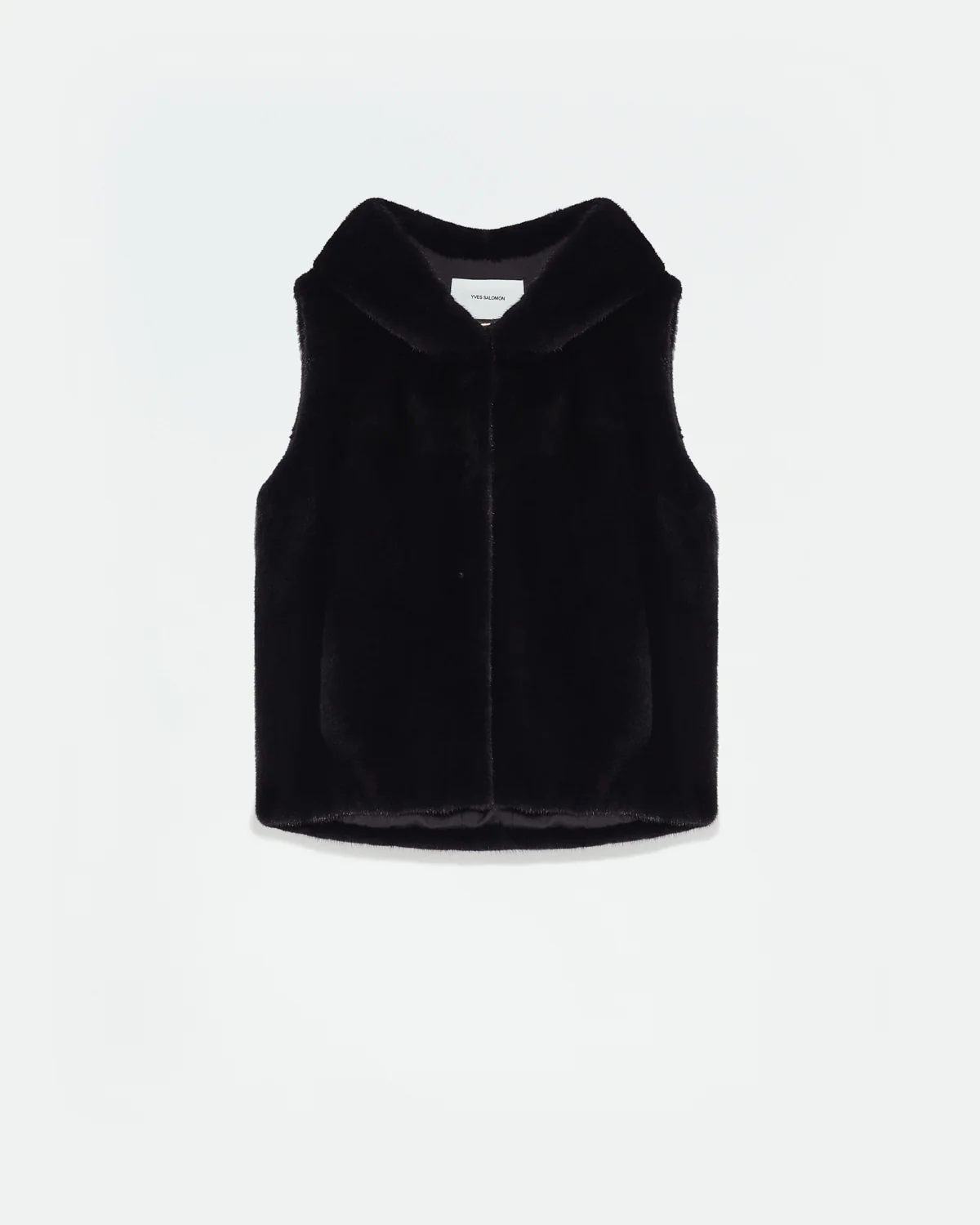 Hooded gilet in long-haired mink fur – Image 6