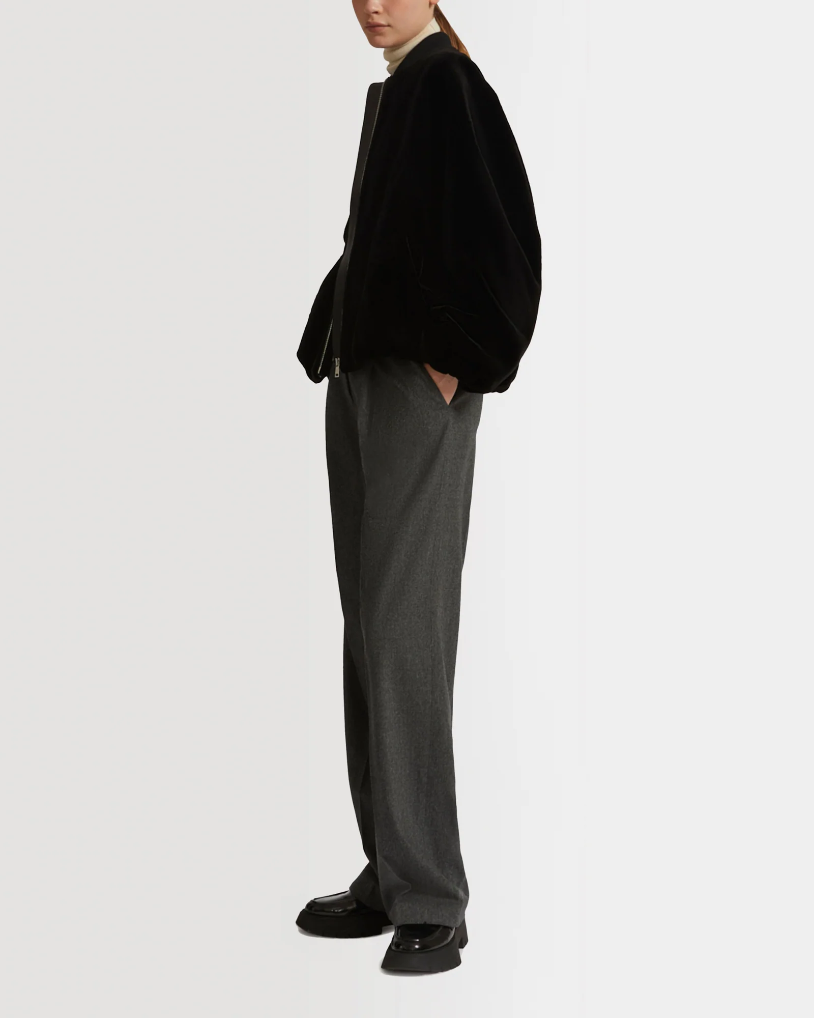 Bomber jacket in sheared mink – Image 3