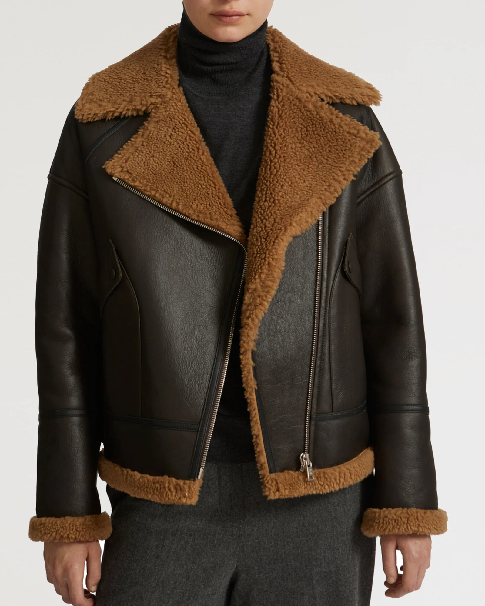 Merino biker jacket – Image 5