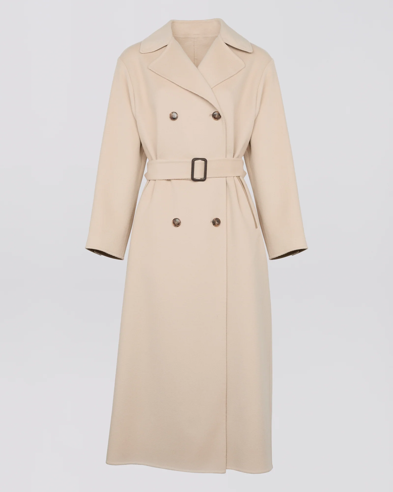 Double-sided wool-blend trench coat – Image 7