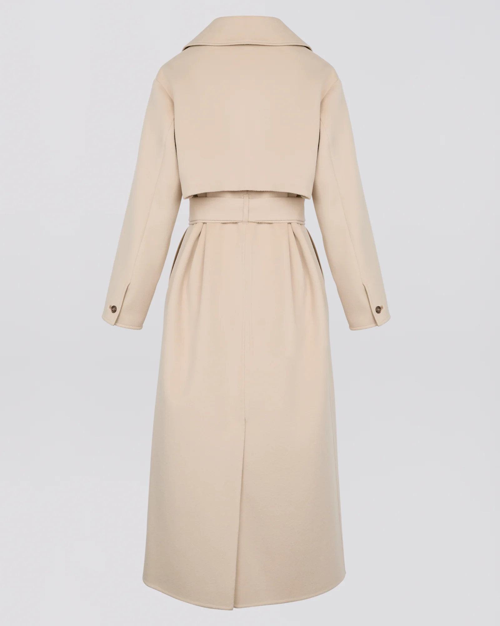 Double-sided wool-blend trench coat – Image 8
