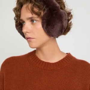 Rex rabbit fur earmuffs