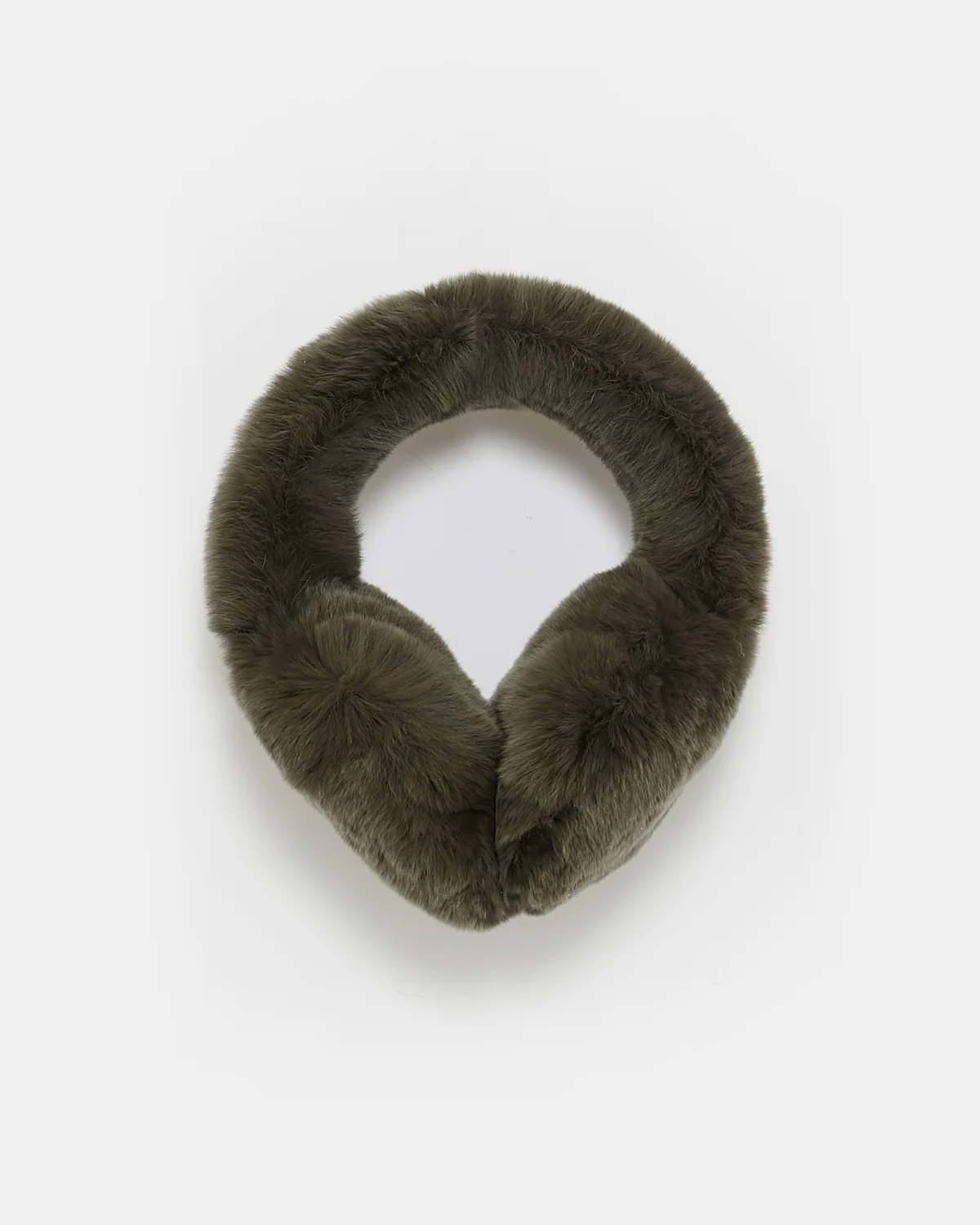 Rex rabbit fur earmuffs