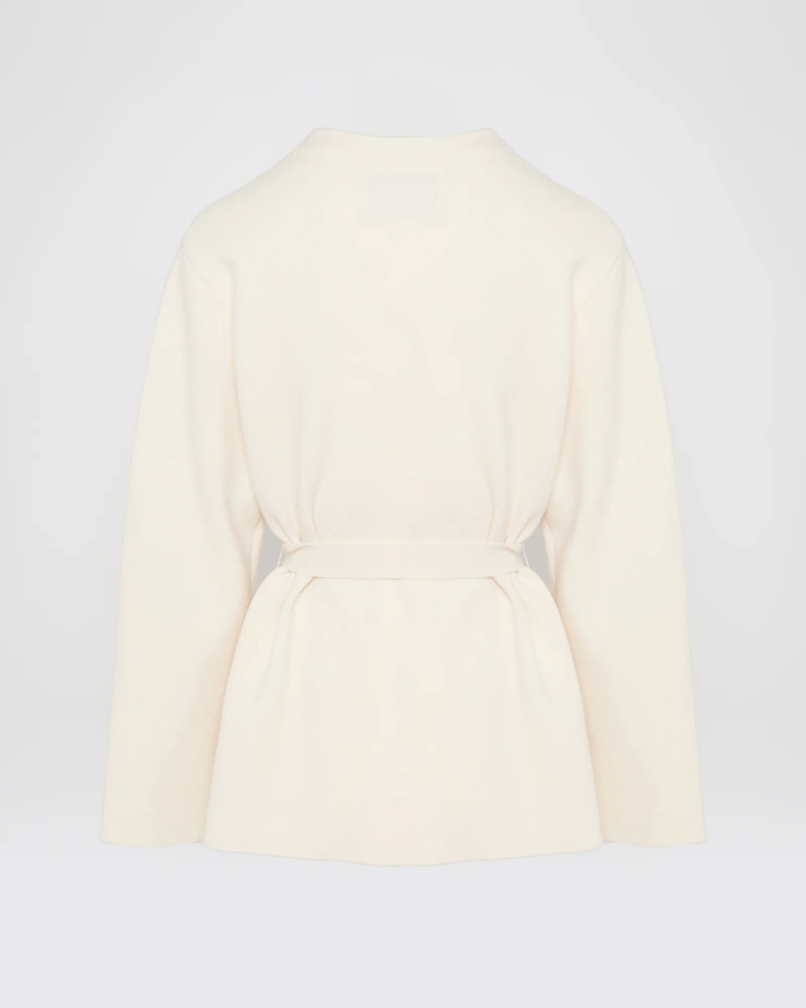 Belted knit and mink jacket – Image 6