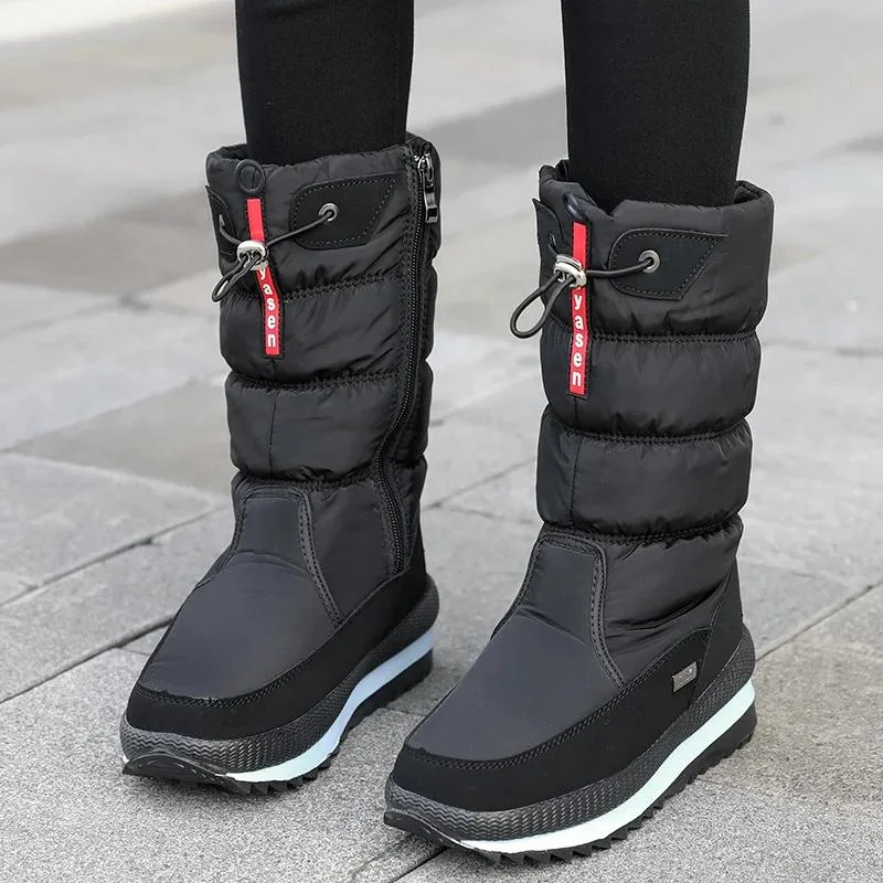 Bottes de neige à plate-forme pour femmes