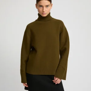 Knitted turtleneck sweater