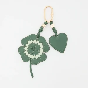 Clover bag charm / keyring