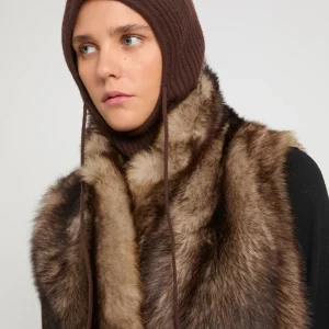 100% cashmere knit balaclava