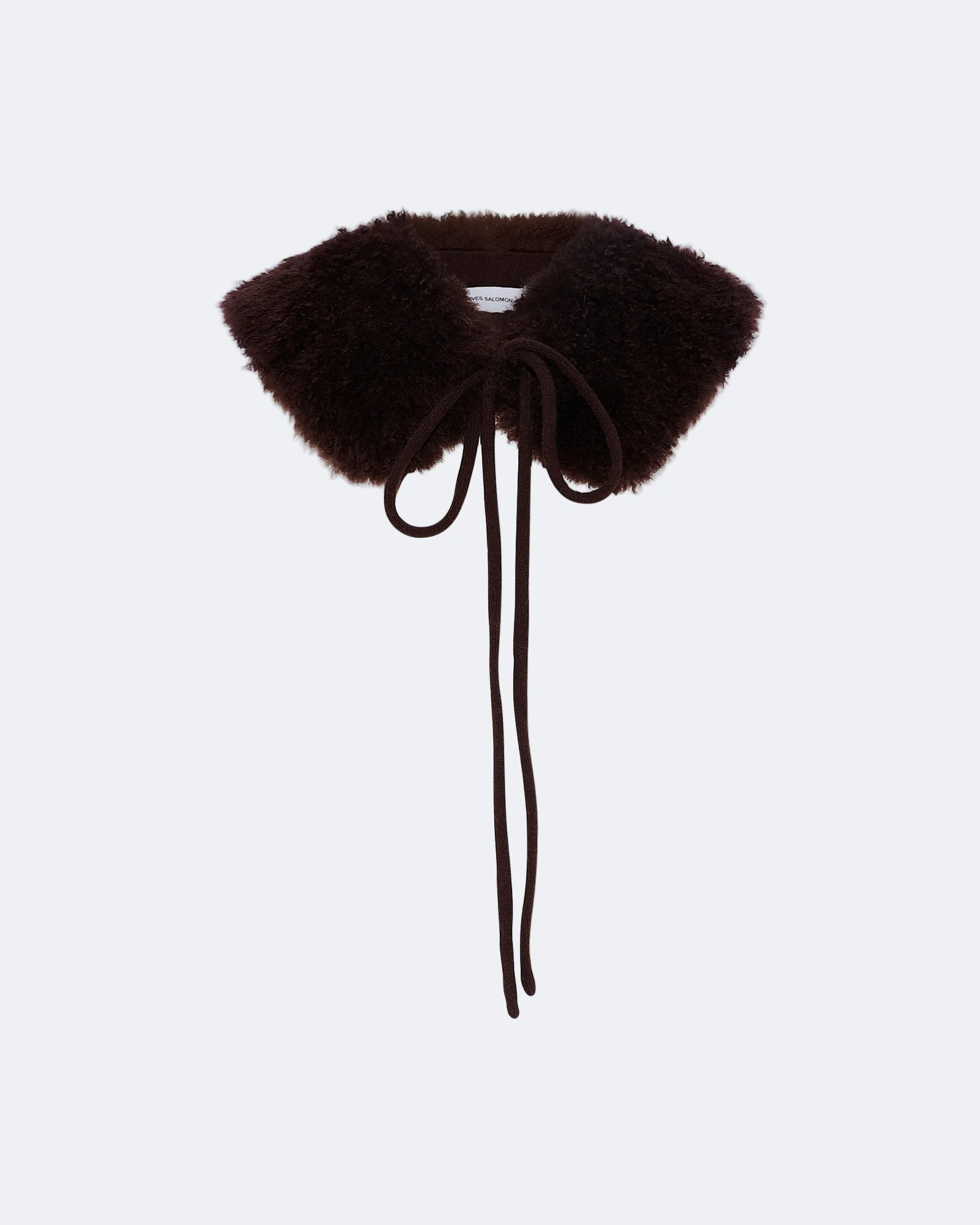 Cashmere lambskin collar