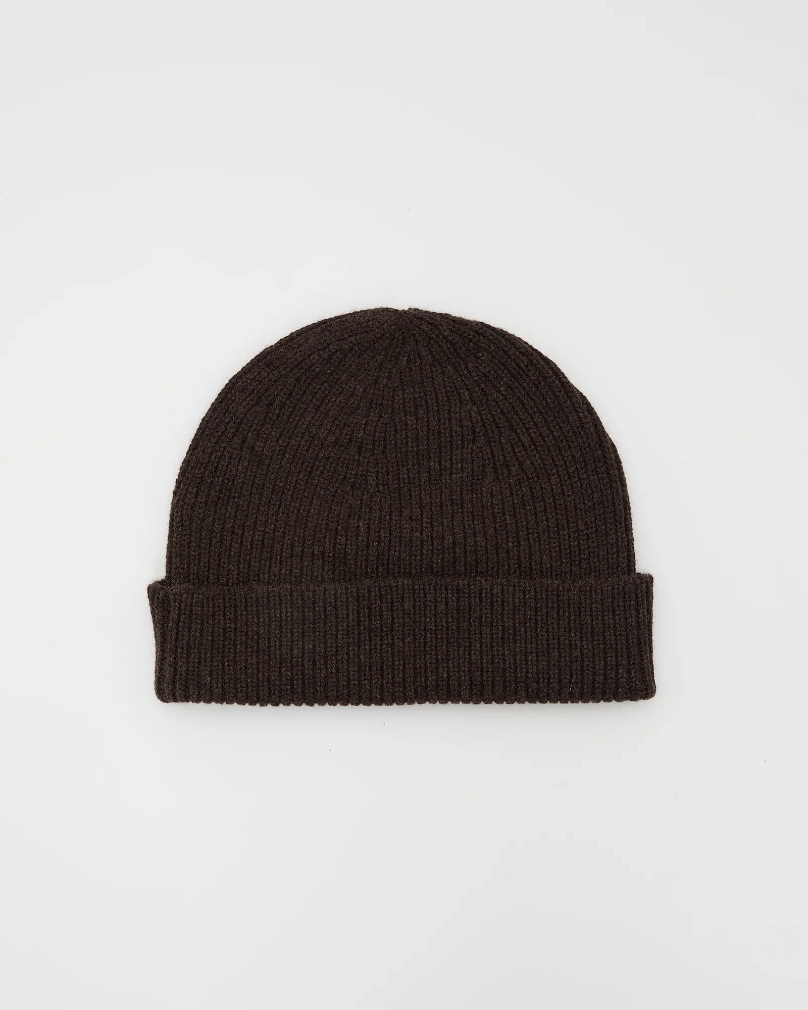 100% cashmere thick knit beanie – Image 3