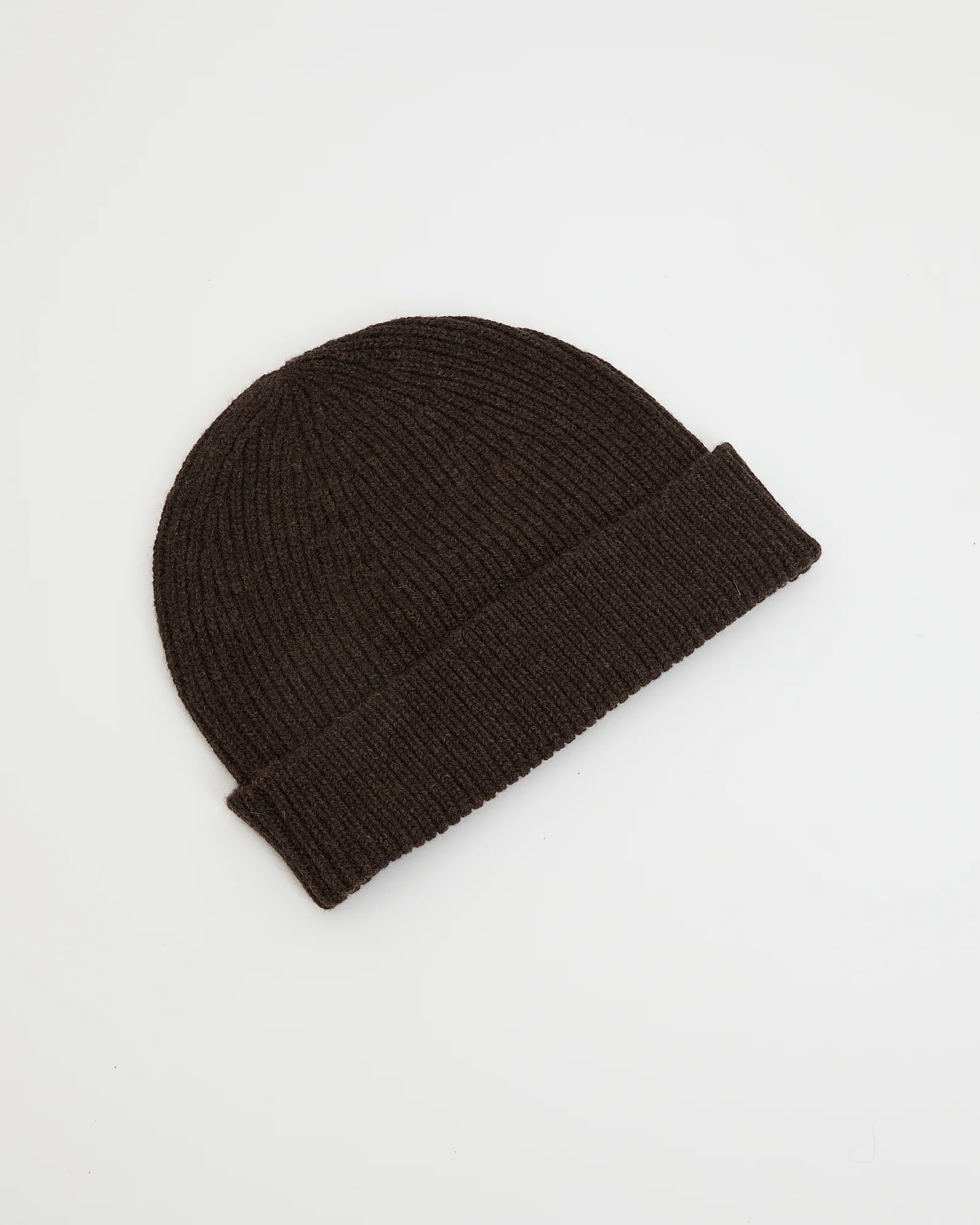 100% cashmere thick knit beanie – Image 4