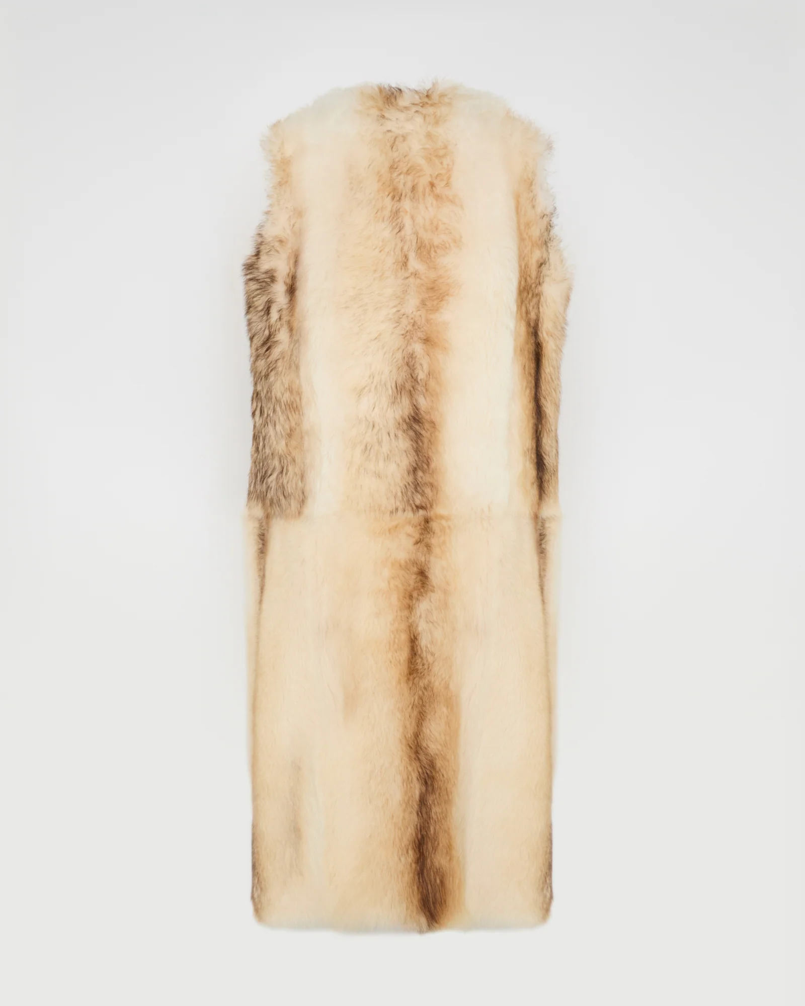 Long Toscana Shearling Vest – Image 7