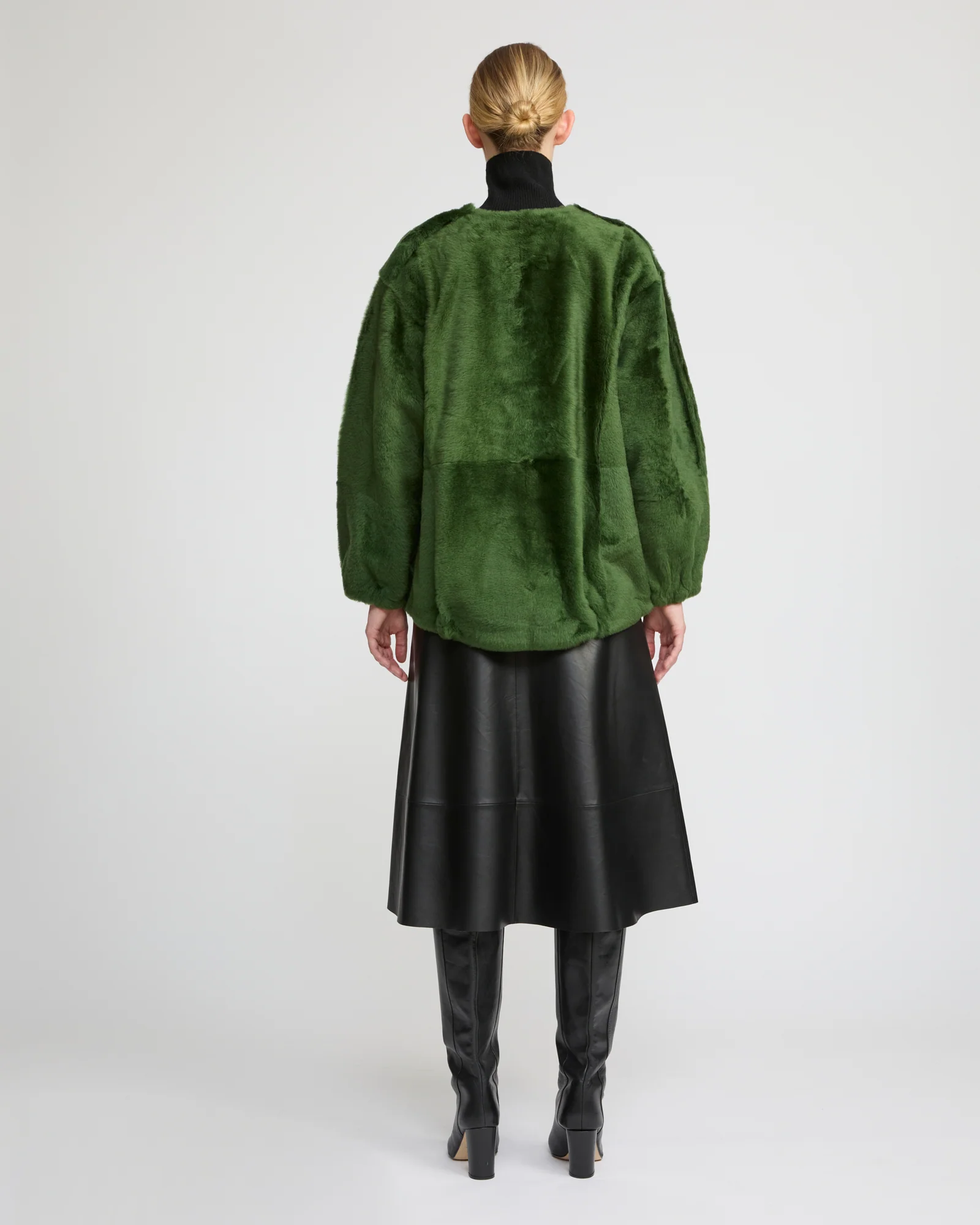 Lambskin shearling sweatshirt – Image 5