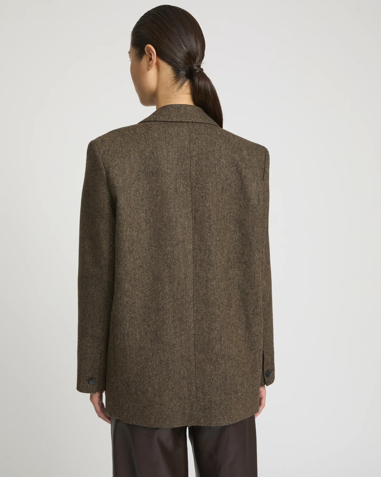 Flannel oversized tailored jacket – Image 4