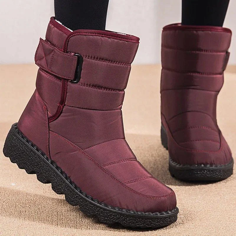 Bottes de neige super chaudes avec talons pour femmes – Image 4