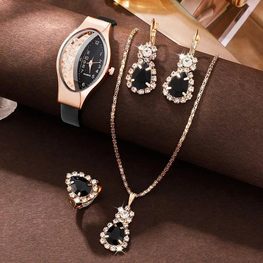 5 pièces Ensemble Montres Pour Femmes – Image 3