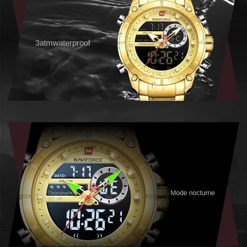 Montre-bracelet de sport pour hommes, haut de gamme, Original – Image 6