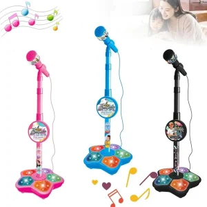 Microphone avec support pour enfants