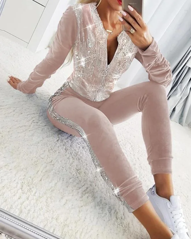 Survêtements en velours pour femmes – Image 5