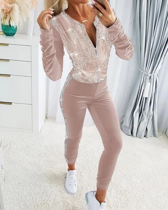 Survêtements en velours pour femmes – Image 6