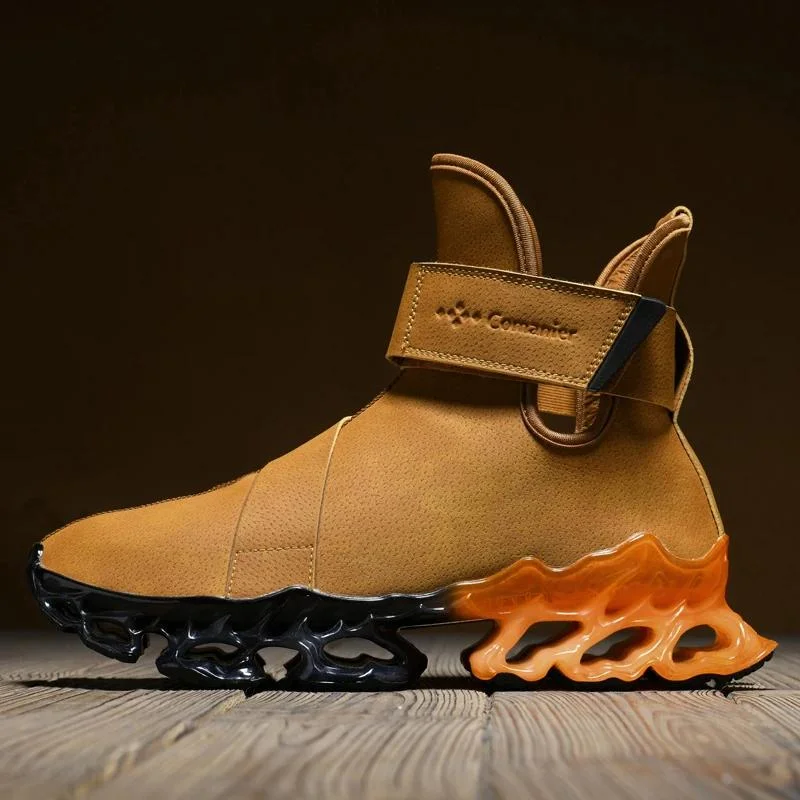 Baskets en peluche coordonnantes imperméables pour hommes – Image 2