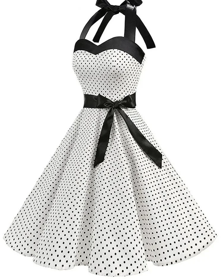 Robe d’été à pois pour femmes – Image 3