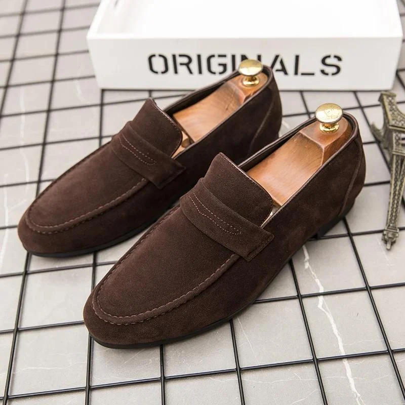 Mocassins d’été marron pour hommes – Image 2