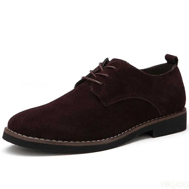 Oxford-Chaussures en cuir suédé PU pour hommes