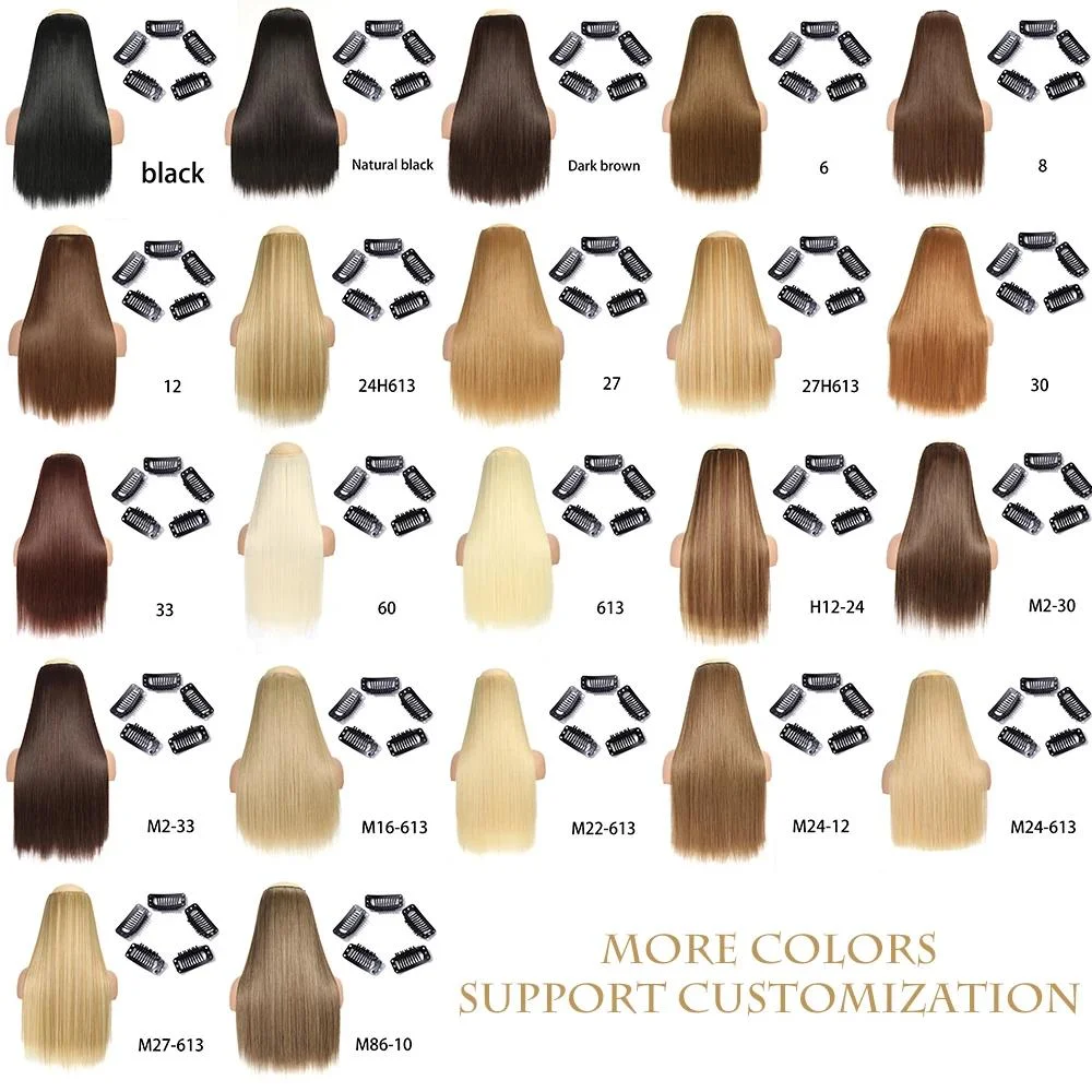 Extension de Cheveux Synthétiques Longs et Lisses à réinitialisation – Image 7