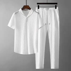 (Chemise + fj) 2024 été nouvelle arrivée hommes mode chemise classique