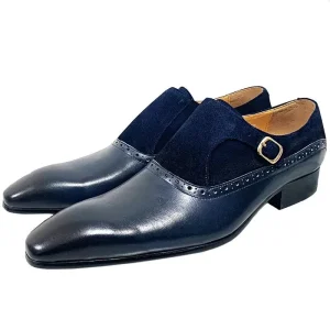 Mocassins en cuir pour hommes, chaussures provoqué