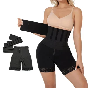 Short amincissant 2 en 1 pour femme