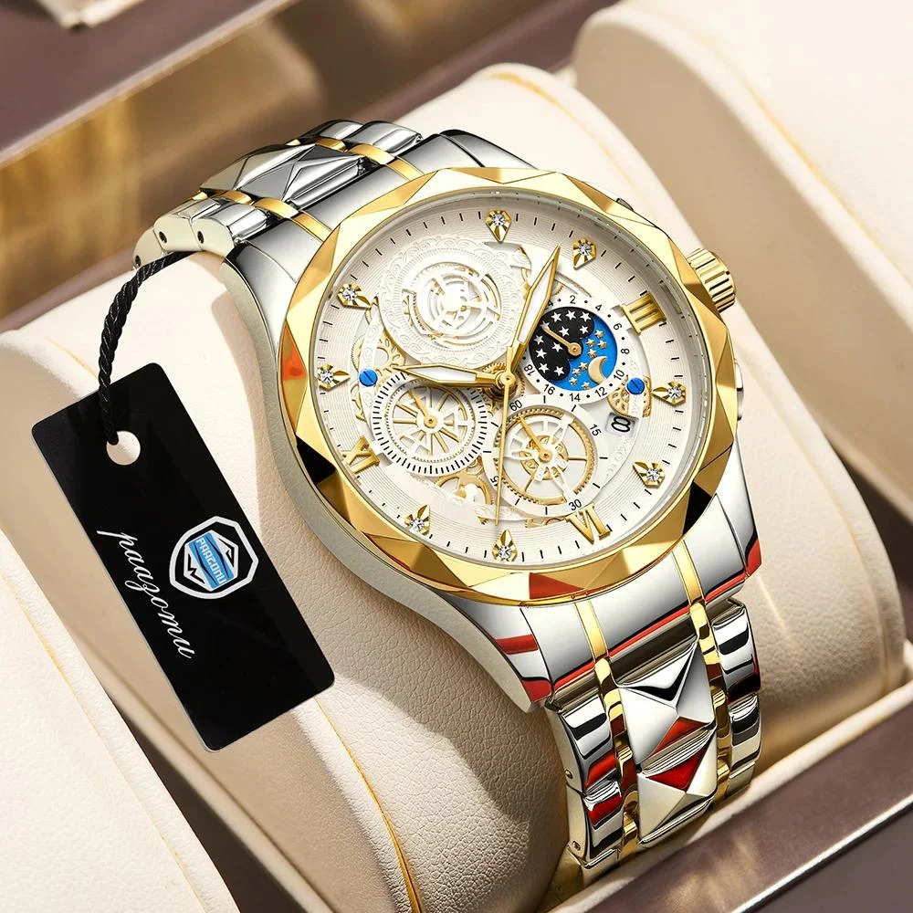 Montre-Bracelet de Luxe pour Homme, Chronographe Shoe