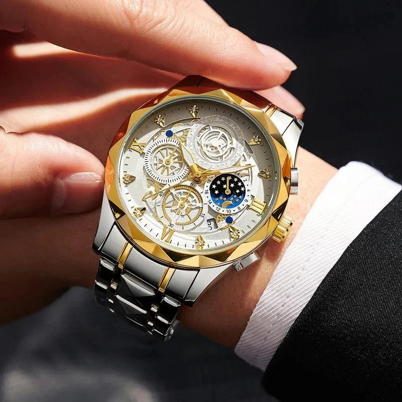 Montre-Bracelet de Luxe pour Homme, Chronographe Shoe – Image 3