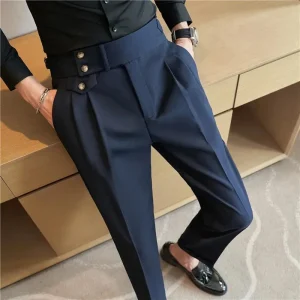 Pantalon de Style Britannique pour Homme