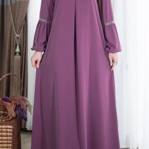 Abaya élégante avec finition sequin