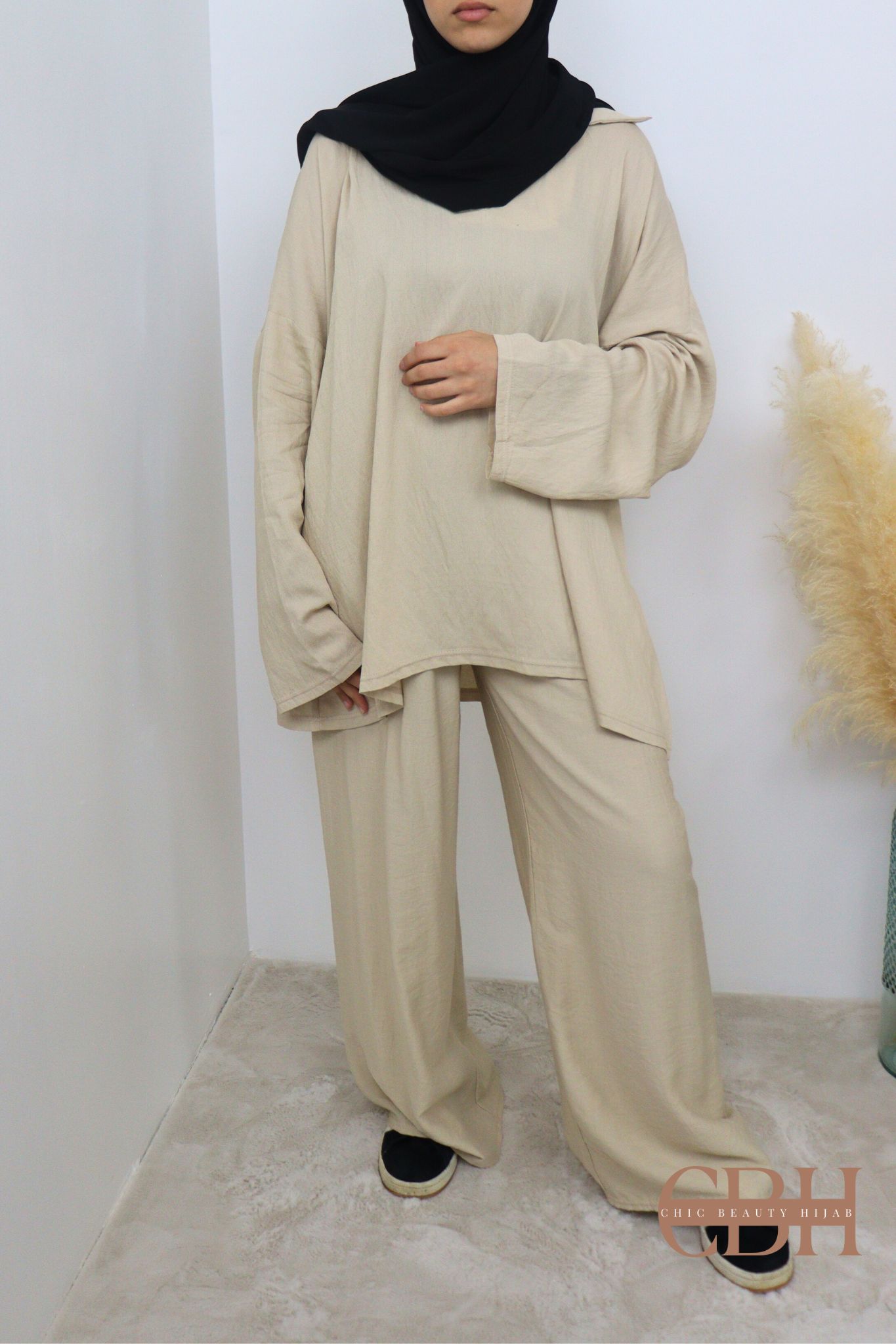 Ensemble tunique palazzo lin – Image 4