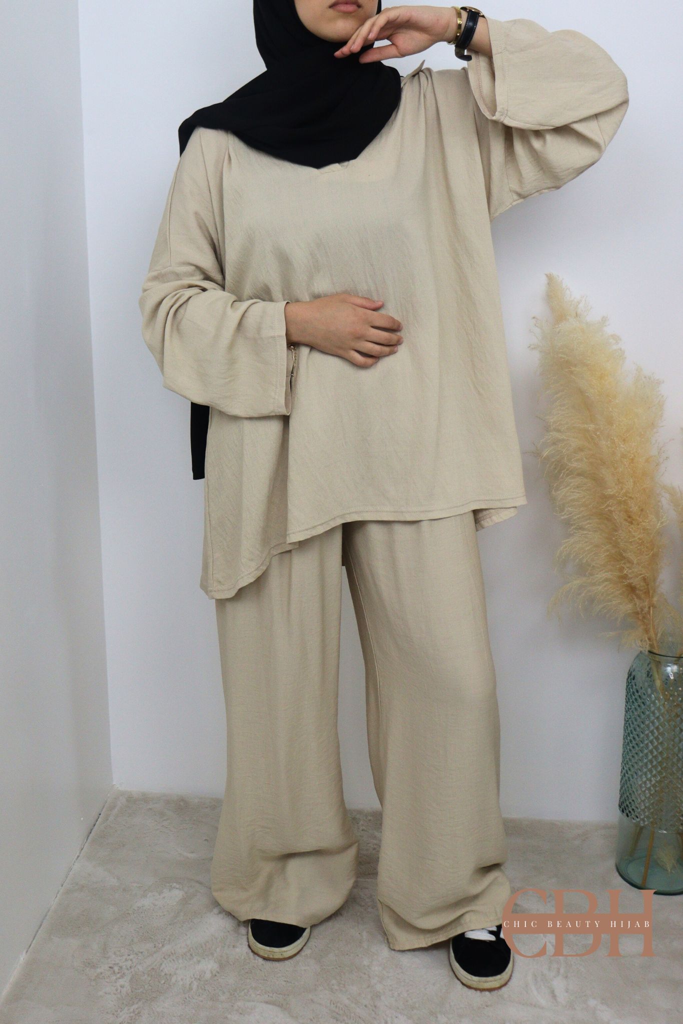 Ensemble tunique palazzo lin – Image 2