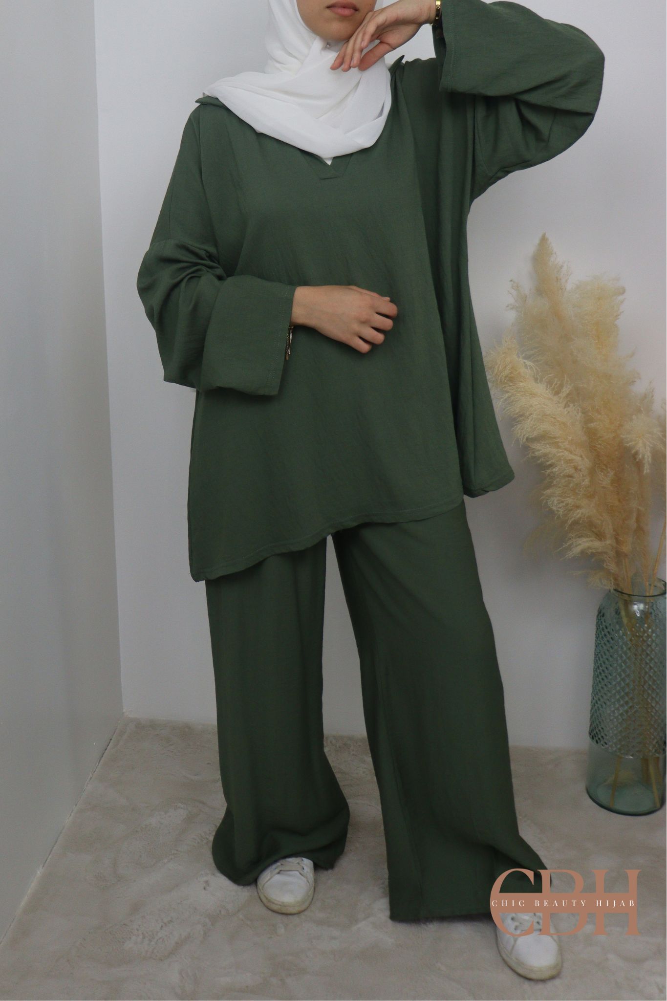 Ensemble tunique palazzo lin – Image 3